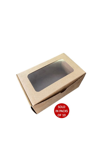2 Cupcake Box (Kraft) (Pack of 10)
