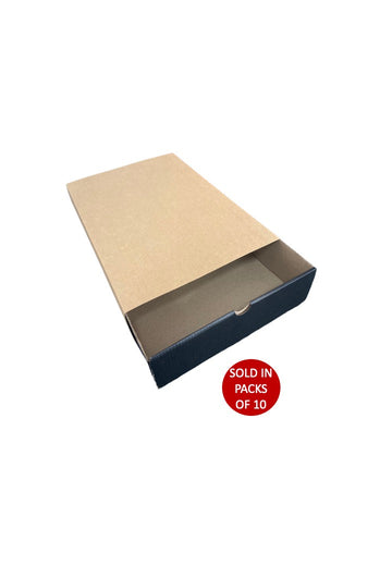 Small Black Sliding Gift Box with Sleeve (Kraft)