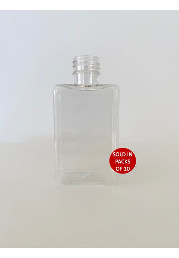 50ml Rectangular PVC Bottle 18/415 (Pack of 10)
