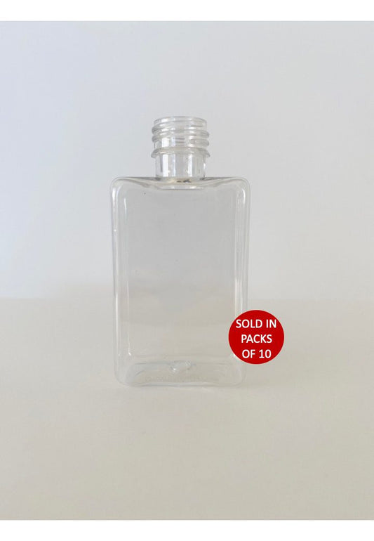 50ml Rectangular PVC Bottle 18/415 (Pack of 10)