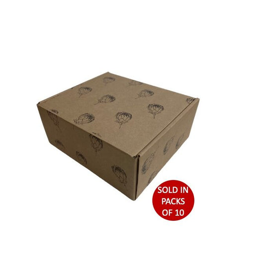 Large Rectangle Shipper Box (252x232x112mm) Protea