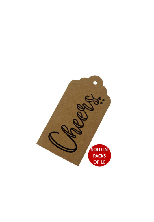 Cheers Tag (Kraft)