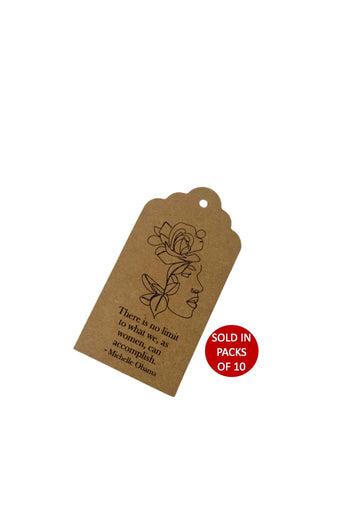 Michelle Obama Tag (Kraft)