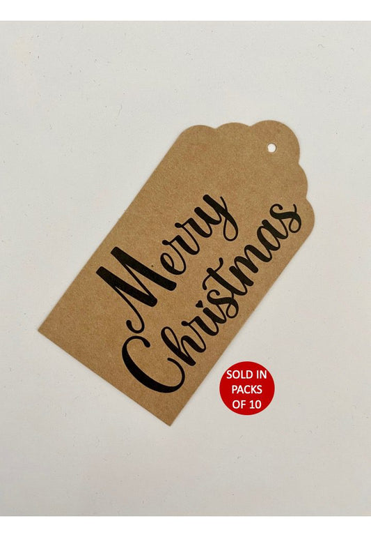 Merry Christmas Tag (Kraft)