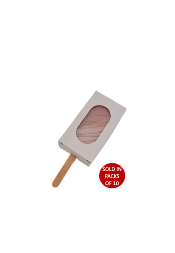 Cakesicle Box (White) 90x50x30mm (Pack of 10)