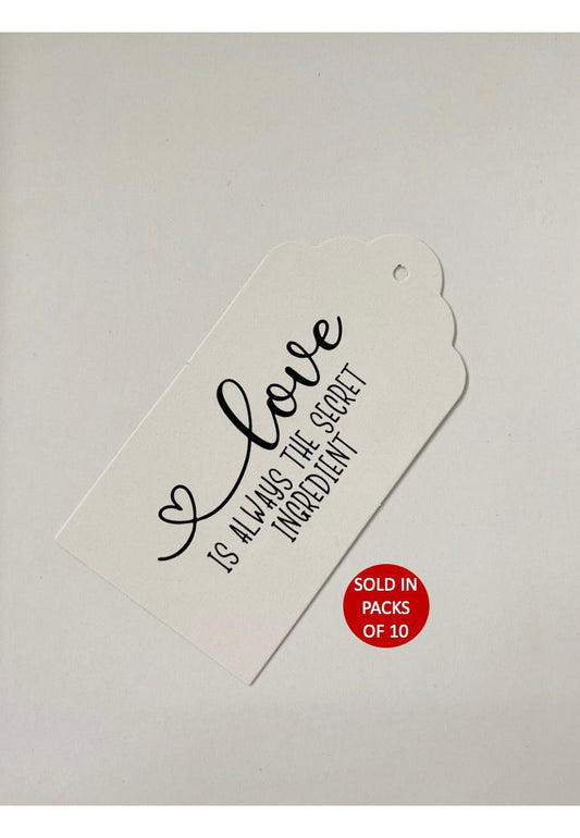 Secret Ingredient Tag (White)