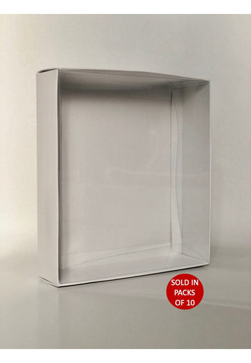 White Box with PVC Lid 210x190x53mm