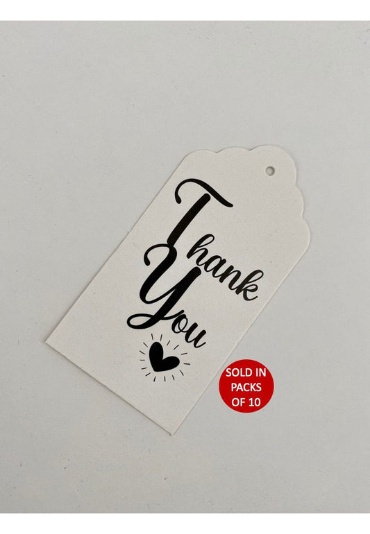 Thank You Tag (White)