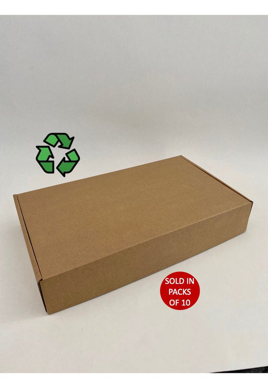 Kraft Shipper Box 403x232x70mm (Pack of 10)