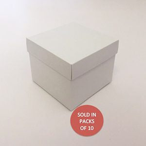 White Lid & Base Gift Box (White base, white lid)