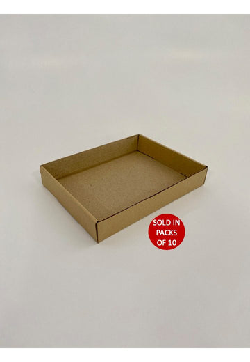 Kraft Tray 200x154x34mm (Pack of 10)