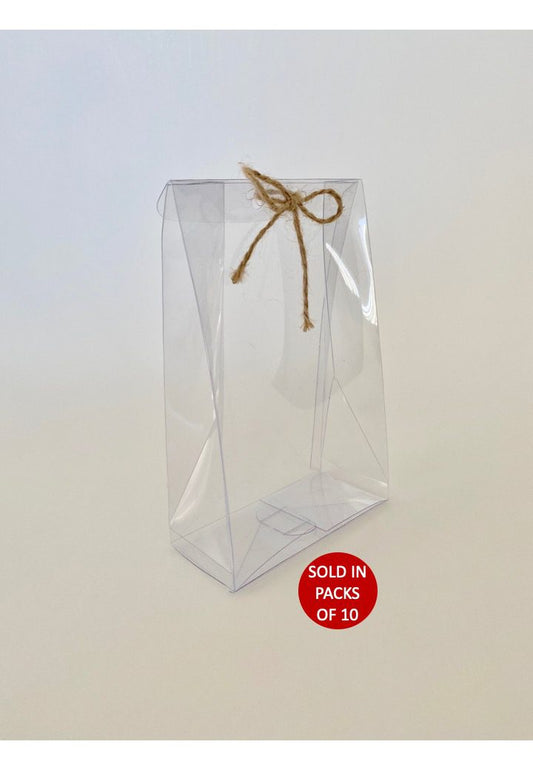PVC Fudge Pack with Ribbon Holes 177x114x53mm