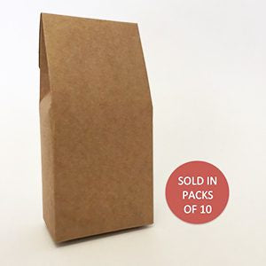 Kraft Coffee Box 190x90x60mm (Pack of 10)
