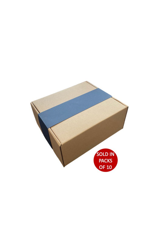 Navy Blue Belly Band ONLY (Fits Large Rectangle Shipper Box 252x232x112mm)