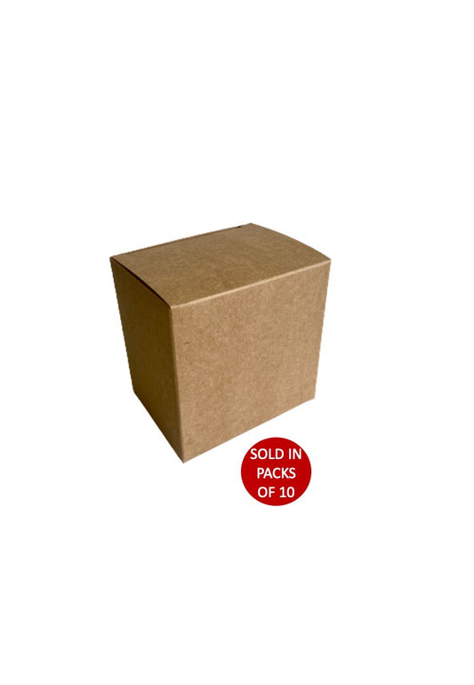 6 Cookie Box (Kraft) 85x65x85mm