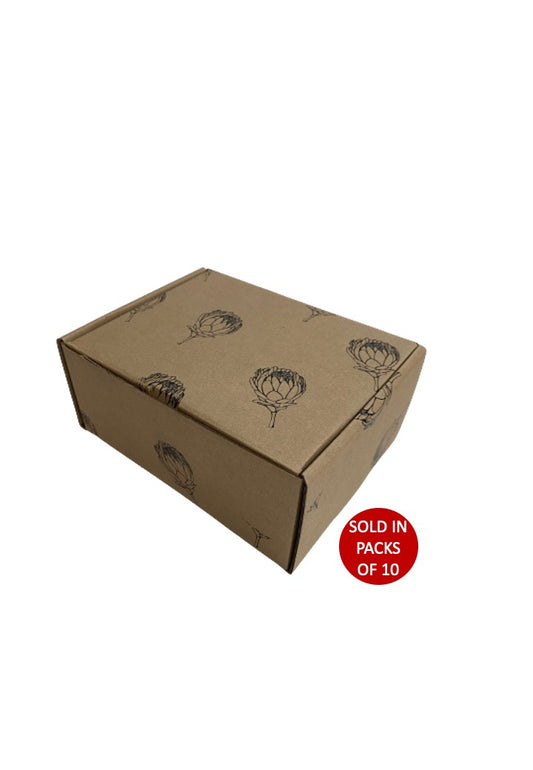 Medium Flip Lid Shipper Box (200x150x85mm) Protea