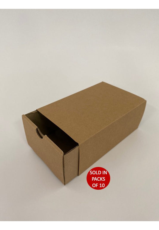Small Kraft Sliding Gift Box with Sleeve (Kraft)175x117x75mm