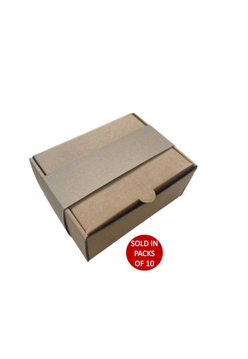 Kraft Belly Band ONLY (Fits Medium Flip Lid Shipper Box 200x150x85mm)
