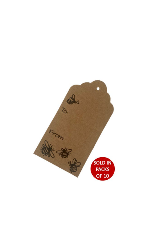 To & From Bees Tag (Kraft)