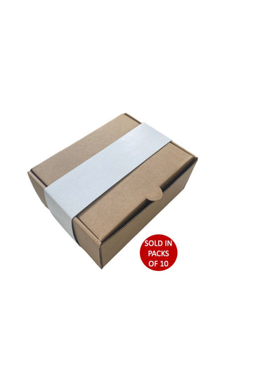 White Belly Band ONLY (Fits Medium Flip Lid Shipper Box 200x150x85mm)