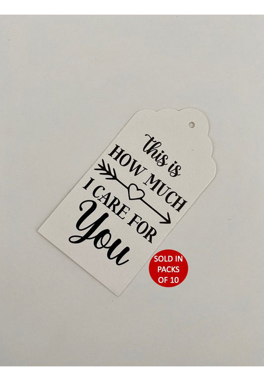 Care For You Tag (White)