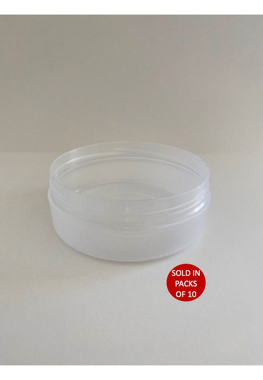 125ml Clear Jar (Pack of 10)