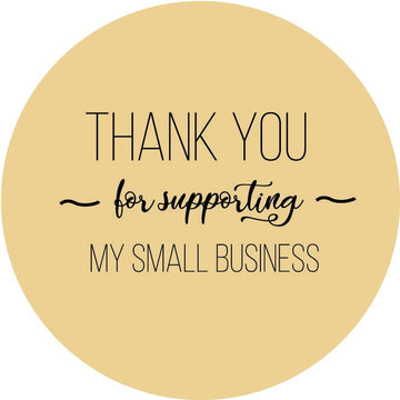 Small Business (Neutral) Sticker (Pack of 15)