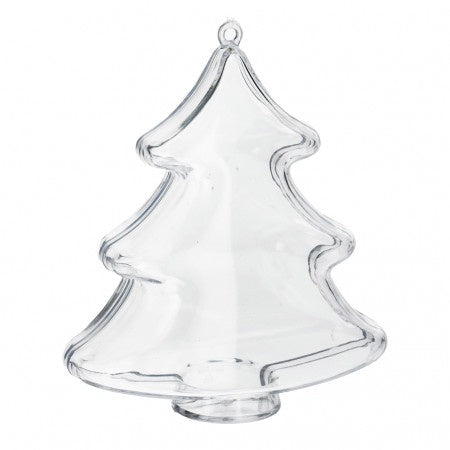 Transparent Christmas tree bauble